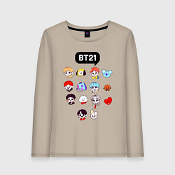 Женский лонгслив BTS BT21