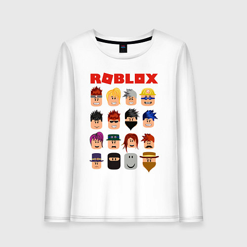 Женский лонгслив ROBLOX / Белый – фото 1