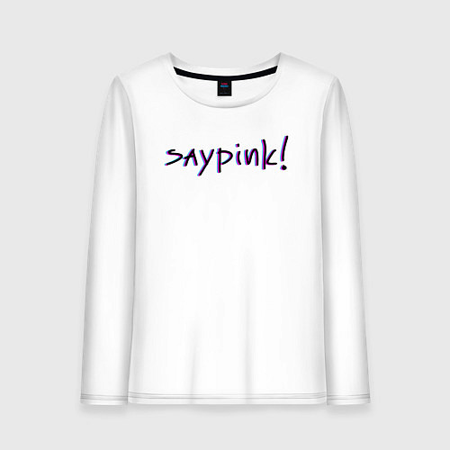 Женский лонгслив Saypink! / Белый – фото 1
