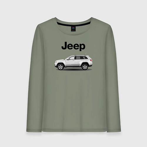 Женский лонгслив Jeep / Авокадо – фото 1