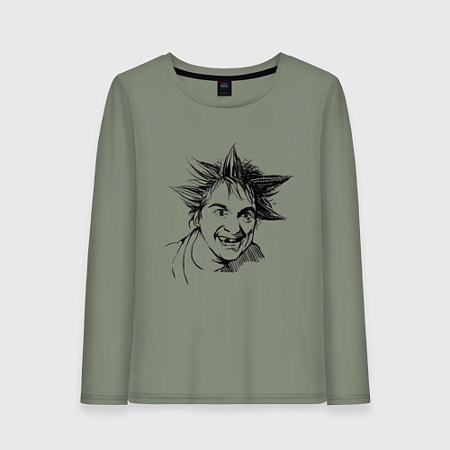 Женский лонгслив Михаил Горшенёв Горшок КиШ / Авокадо – фото 1