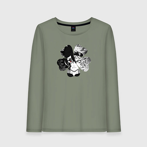 Женский лонгслив Аста / Авокадо – фото 1