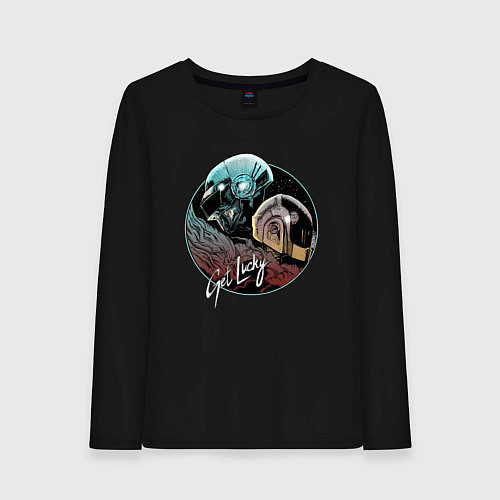 Женский лонгслив Get Lucky / Черный – фото 1