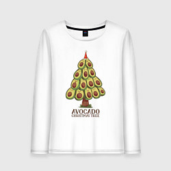 Женский лонгслив Avocado Christmas Tree