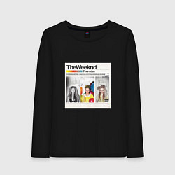 Лонгслив хлопковый женский Thursday The Weeknd, цвет: черный
