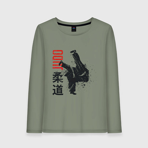 Женский лонгслив Дзюдо / Авокадо – фото 1