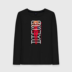 Лонгслив хлопковый женский Asuka, цвет: черный