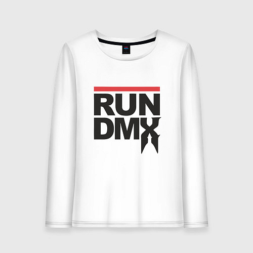 Женский лонгслив RUN DMX / Белый – фото 1