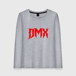 Лонгслив хлопковый женский DMX Rap, цвет: меланж