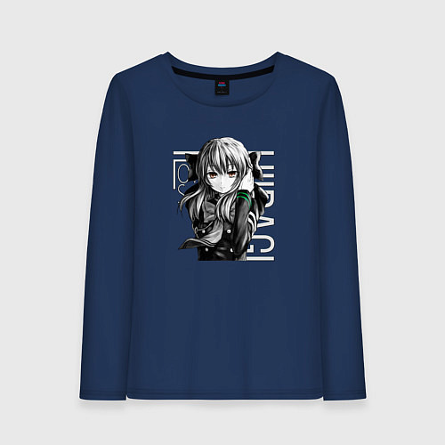 Женский лонгслив Шиноа Хираги Последний Серафи / Тёмно-синий – фото 1