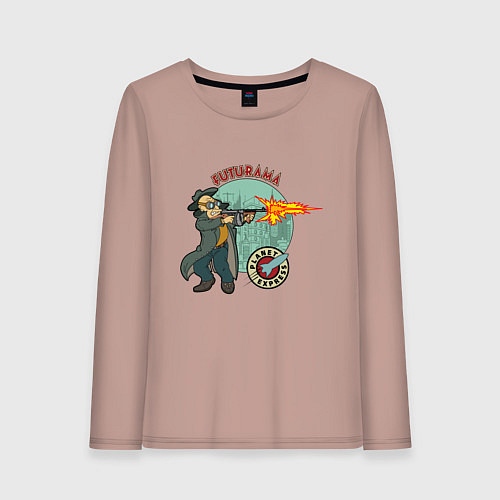 Женский лонгслив Мафиози Хьюберт / Пыльно-розовый – фото 1