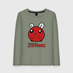 Лонгслив хлопковый женский The binding of isaac Monsters, цвет: авокадо