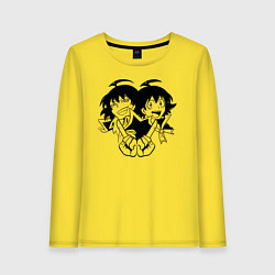 Лонгслив хлопковый женский Irumi and Wicked Irumi, цвет: желтый