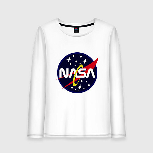 Женский лонгслив Space NASA / Белый – фото 1