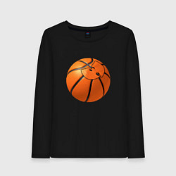 Лонгслив хлопковый женский Basketball Wu-Tang, цвет: черный