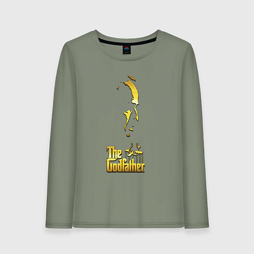 Женский лонгслив Крестный отец the godfather / Авокадо – фото 1