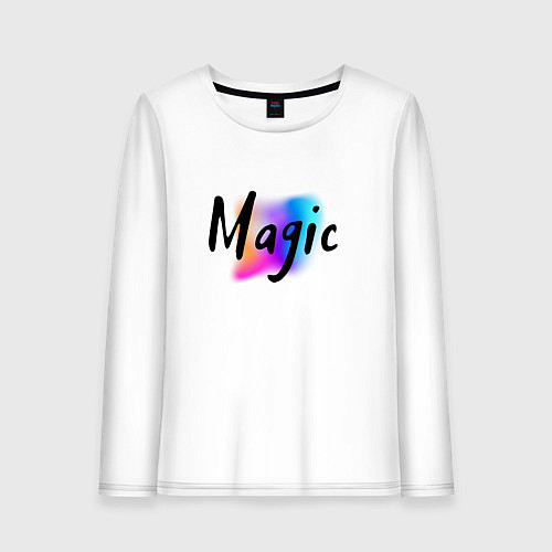 Женский лонгслив Magic / Белый – фото 1