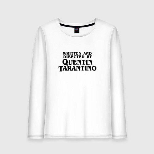 Женский лонгслив Quentin Tarantino / Белый – фото 1