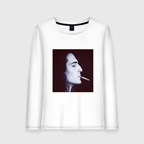 Женский лонгслив Давид Дамиано / Белый – фото 1