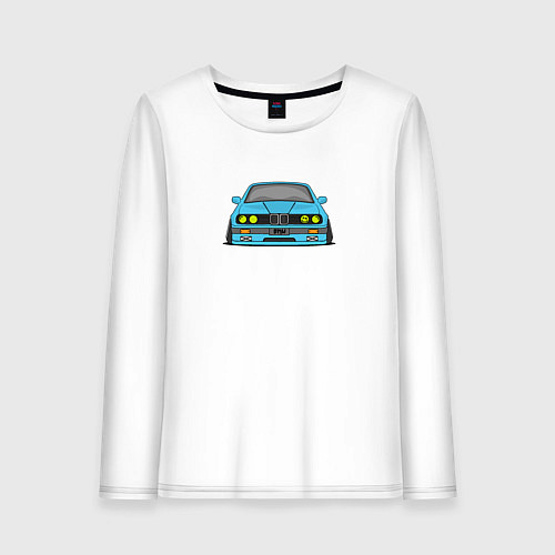 Женский лонгслив Bmw e30 drift stance / Белый – фото 1