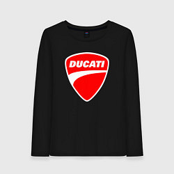 Женский лонгслив DUCATI ДУКАТИ ЭМБЛЕМА