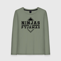 Женский лонгслив Ninjas In Pyjamas