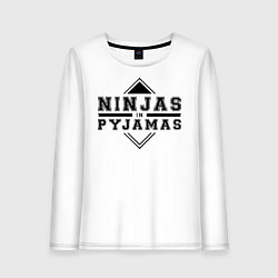 Женский лонгслив Ninjas In Pyjamas