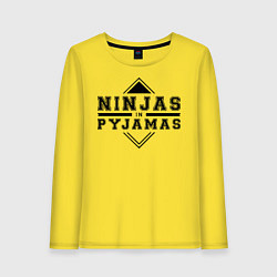 Женский лонгслив Ninjas In Pyjamas