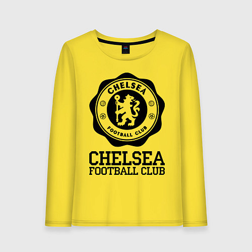 Женский лонгслив Chelsea FC: Emblem / Желтый – фото 1