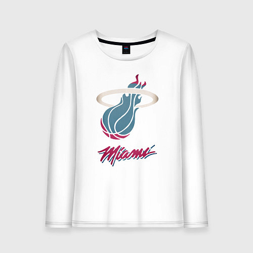 Женский лонгслив Miami Heat / Белый – фото 1