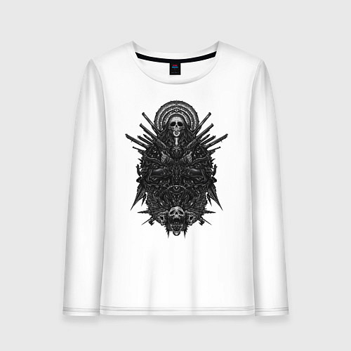 Женский лонгслив Hunt Showdown Костяной Доктор / Белый – фото 1