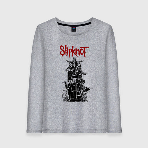 Женский лонгслив SLIPKNOT СЛИПКНОТ Z / Меланж – фото 1