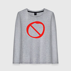 Лонгслив хлопковый женский Friday Night Funkin BF, цвет: меланж