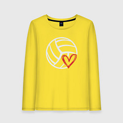 Женский лонгслив Love Volleyball