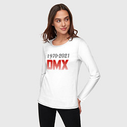 Лонгслив хлопковый женский Peace DMX, цвет: белый — фото 2
