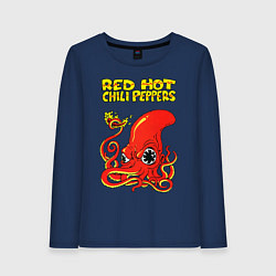 Лонгслив хлопковый женский RED HOT CHILI PEPPERS, цвет: тёмно-синий