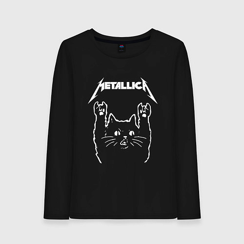 Женский лонгслив METALLICA МЕТАЛЛИКА / Черный – фото 1