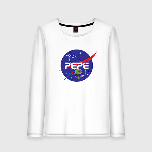 Женский лонгслив Pepe Pepe space Nasa / Белый – фото 1