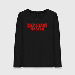 Лонгслив хлопковый женский DUNGEON MASTER ГАЧИМУЧИ, цвет: черный