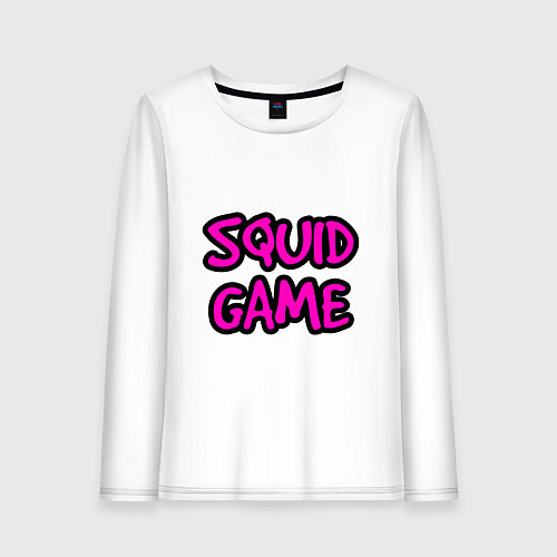 Женский лонгслив Squid Game Pinker / Белый – фото 1