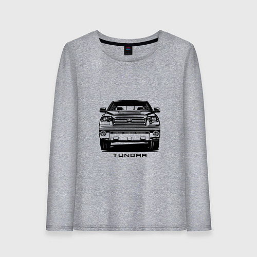 Женский лонгслив Тойота Тундра / Меланж – фото 1