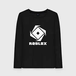 Женский лонгслив ROBLOX WHITE LOGO