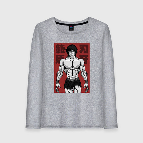 Женский лонгслив Эстетика Баки / Меланж – фото 1