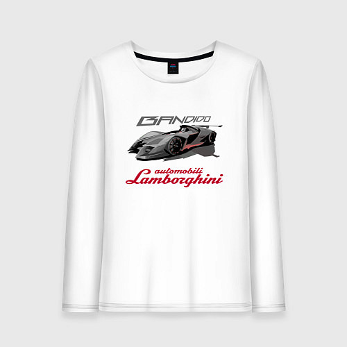 Женский лонгслив Lamborghini Bandido concept / Белый – фото 1