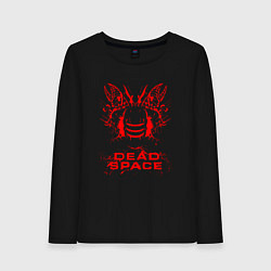 Лонгслив хлопковый женский DEAD SPACE АЙЗЕК КЛАРК, цвет: черный