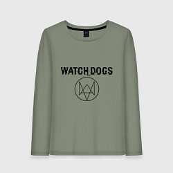 Лонгслив хлопковый женский Watch Dogs, цвет: авокадо