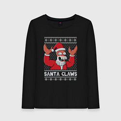 Женский лонгслив ЗОЙДБЕРГ КЛАУС, SANTA CLAWS ФУТУРАМА