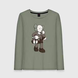 Женский лонгслив KAWS