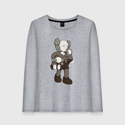 Женский лонгслив KAWS