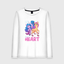 Женский лонгслив My Little Pony Follow your heart